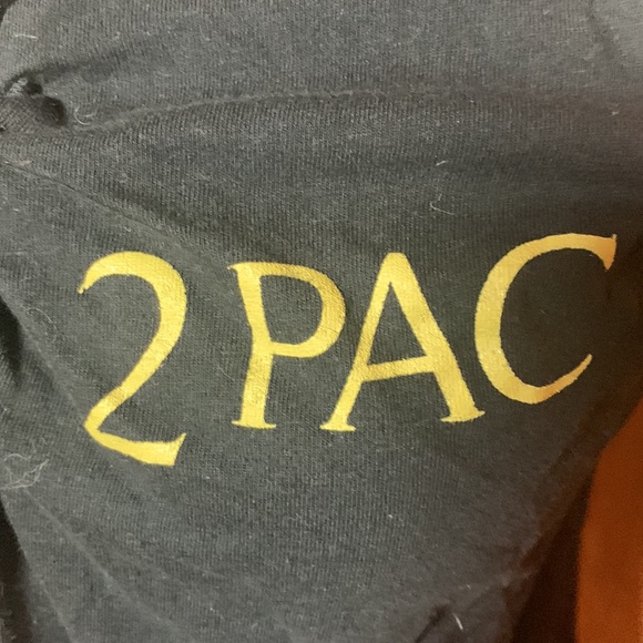 2pac cotton sleeveless shirt w/ “don’t ask me why” “ask me” on back - Picture 3 of 7